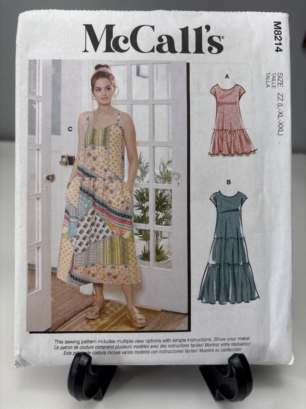 McCalls M8214 Dress Sewing Pattern Size 16-18-20-22-24-26 Uncut